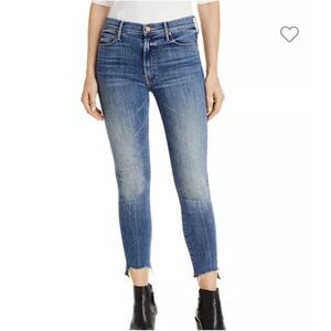 MOTHER Stunner Zip Ankle Step Fray